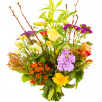 Voorjaars plukboeket bont