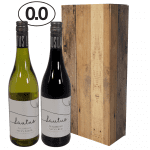 2 flessen alcohol vrije wijn rood en wit