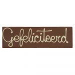 Chocoladereep Gefeliciteerd