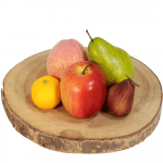 Kunstfruit: rode appel - perzik - peer - mandarijn - vijg