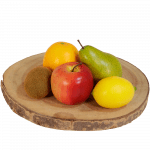 Kunstfruit: 5 stuks peer - sinaasappel - rode appel - kiwi - citroen