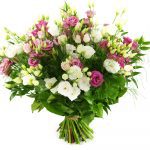 Moederdag boeket eustoma